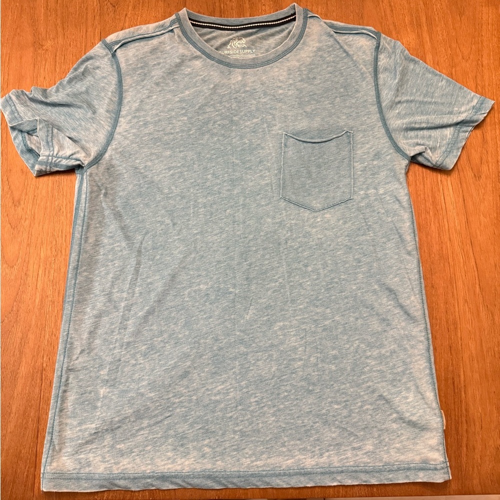 Surfside Supply Light Blue Pocket Tee